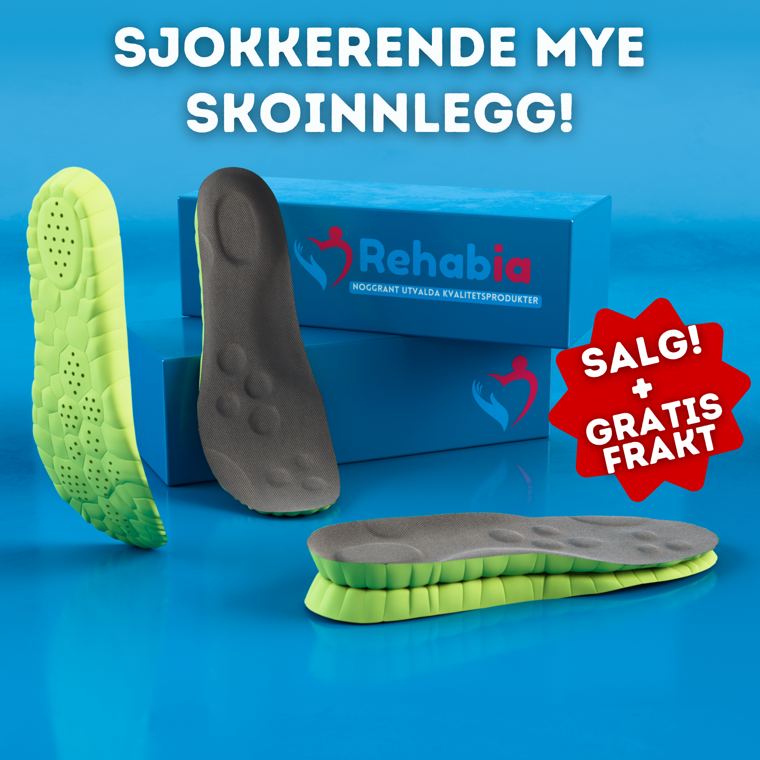 Skoinlegg med 4D-støtdemping